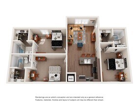 Three Bedroom Lodge Private floor plan